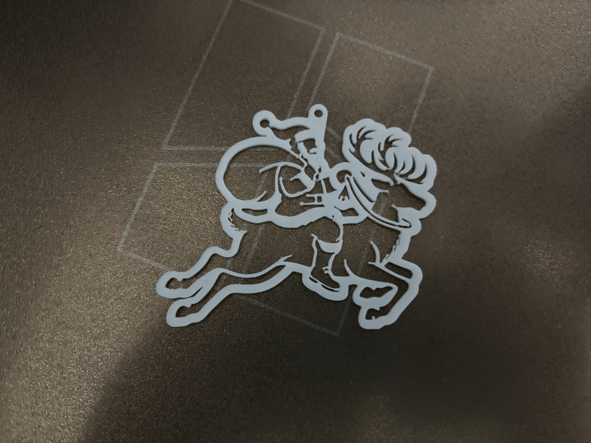 Flying Santa Ornament Hanger