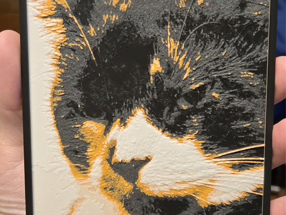 Calico cat HueForge