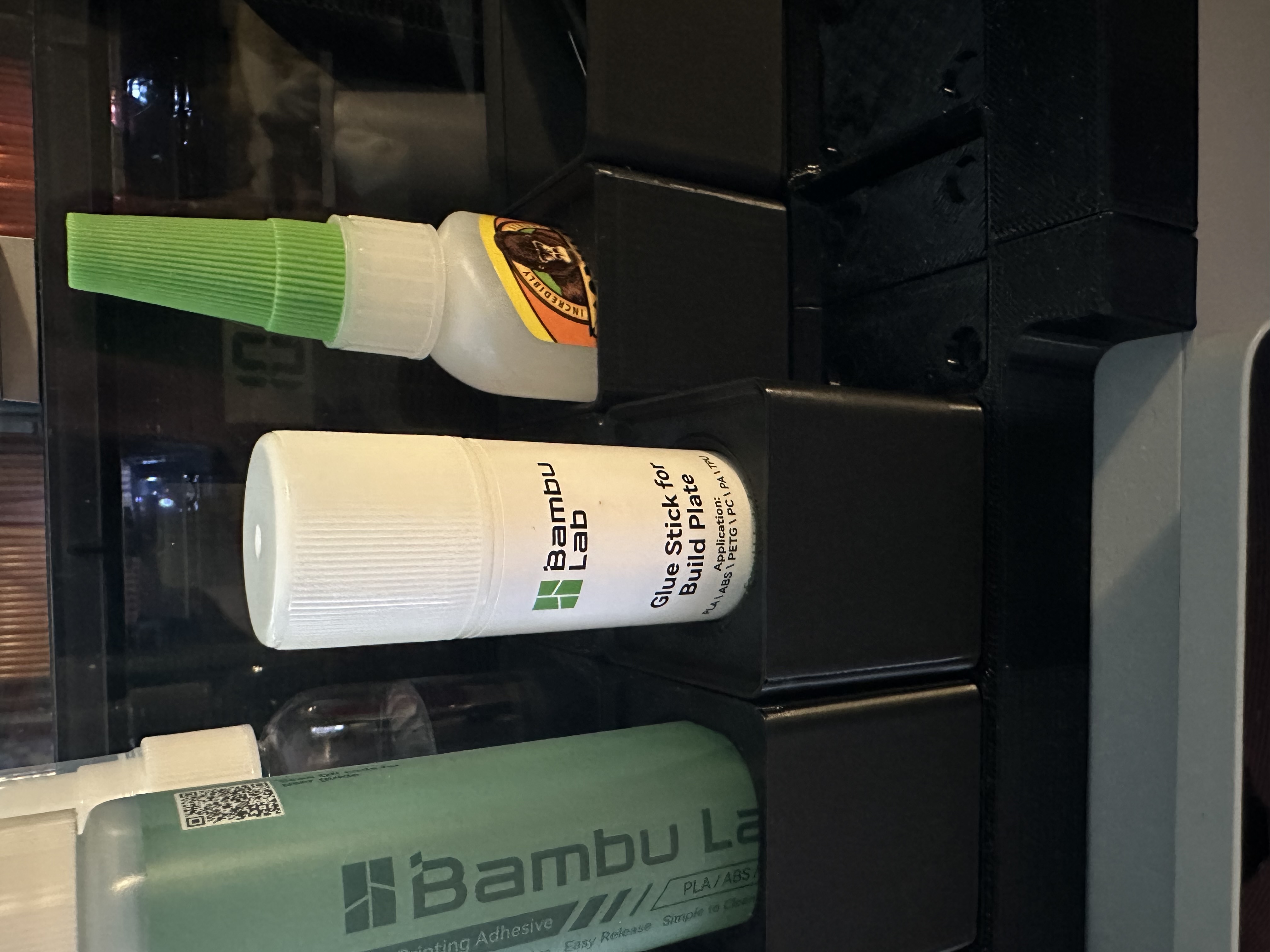 Gridfinity Bambu Glue Stick Holder. (25mm)