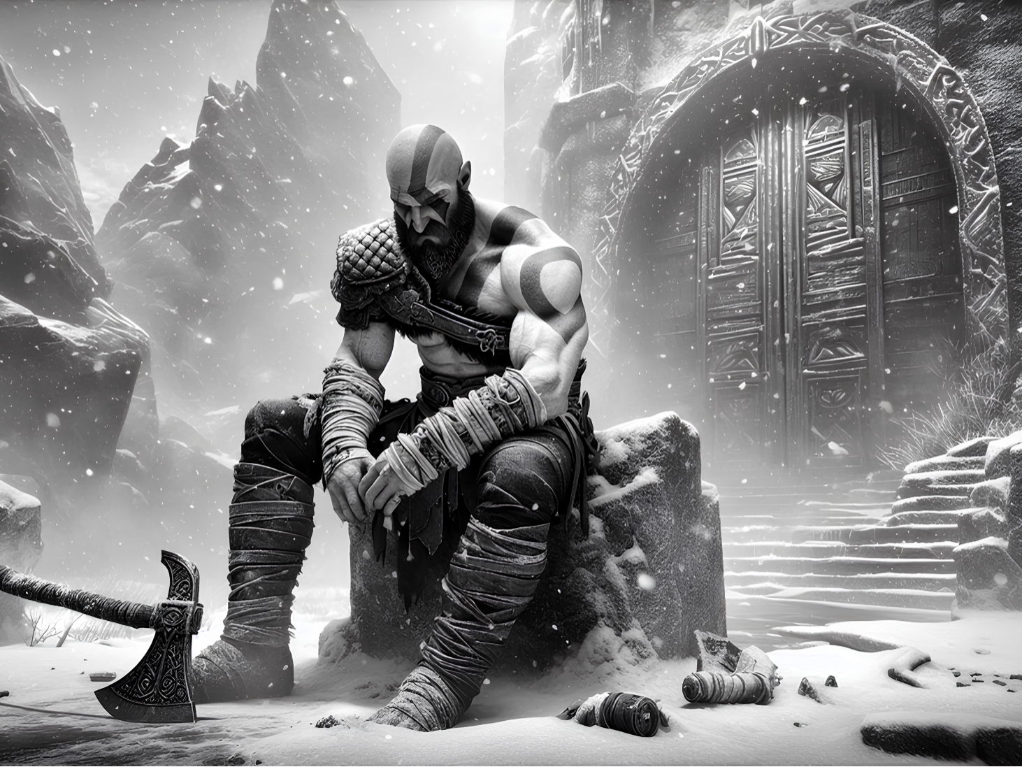 Hueforge God of war - Kratos