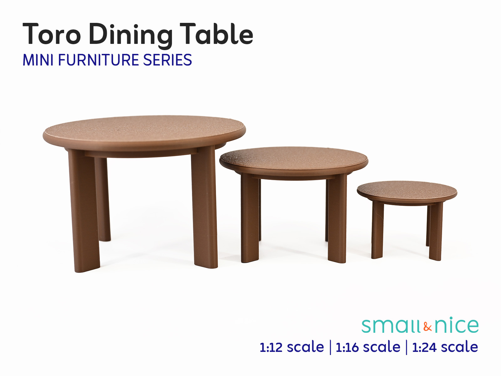 Toro Dining Table - Mini Furniture