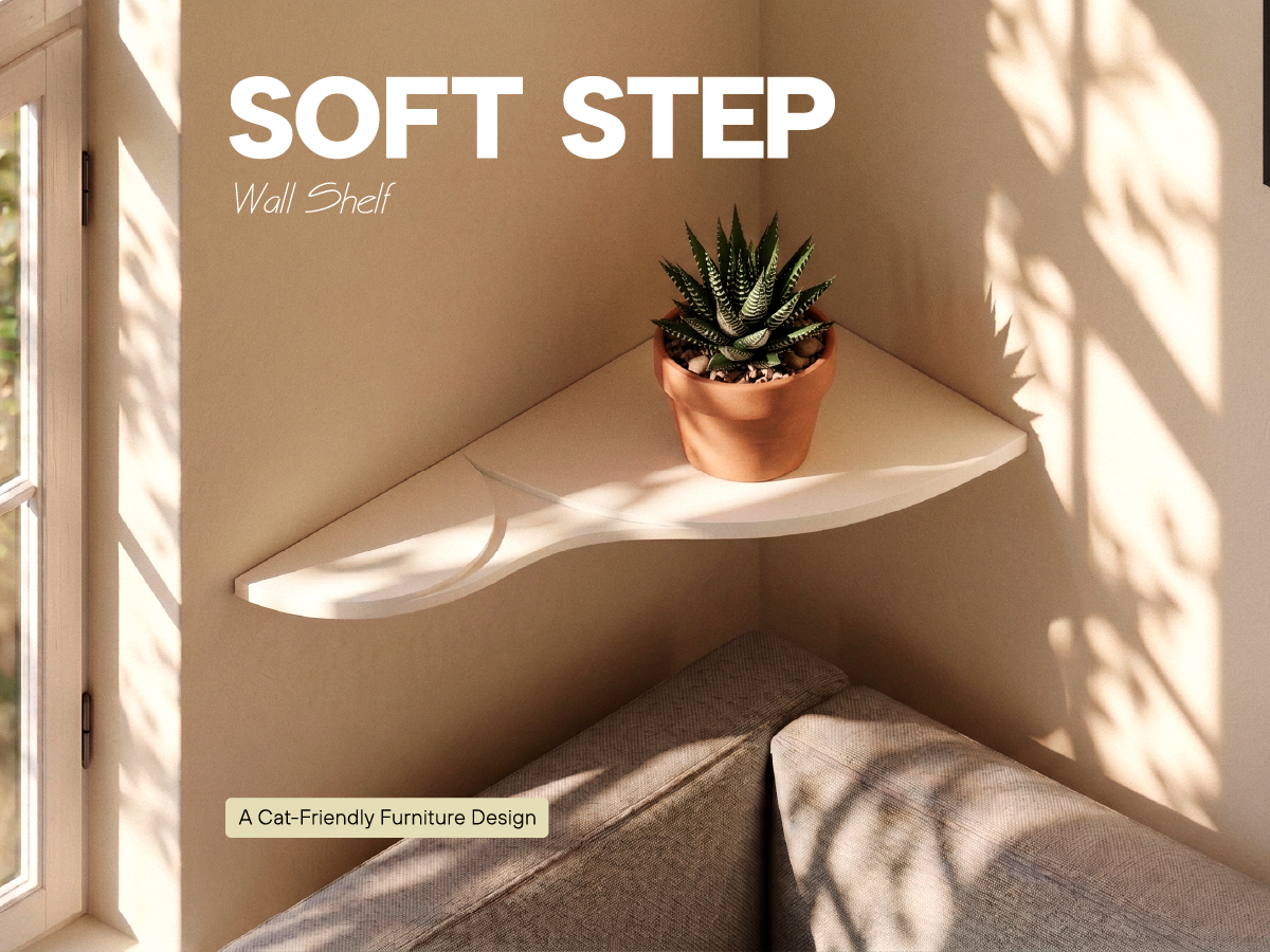 Soft Step wall shelf