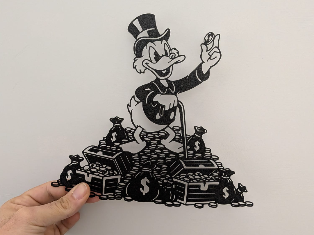 zio paperone arte murale