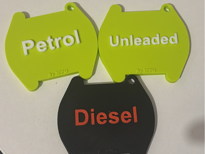 Fuel Buddy Fuel type reminder and trigger holder