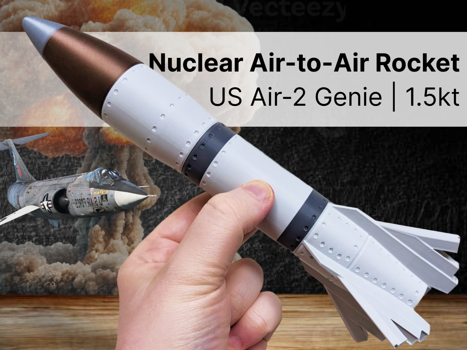 Nuclear Air-to-Air Rocket | US Air-2 Genie | 1.5kt