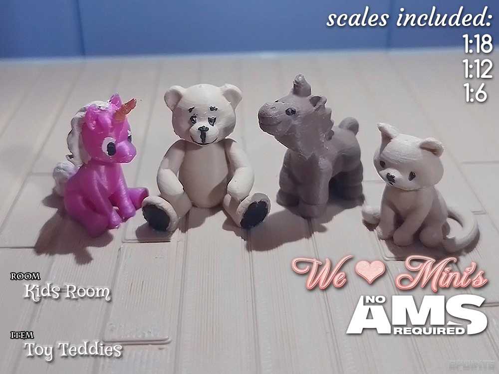 WLM - Toys Teddy Teddies Pack