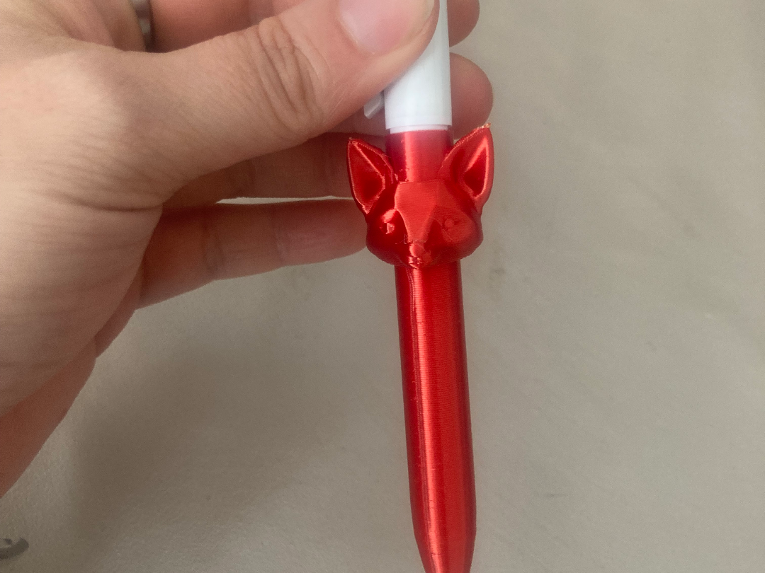 Stylo 4 couleurs renard