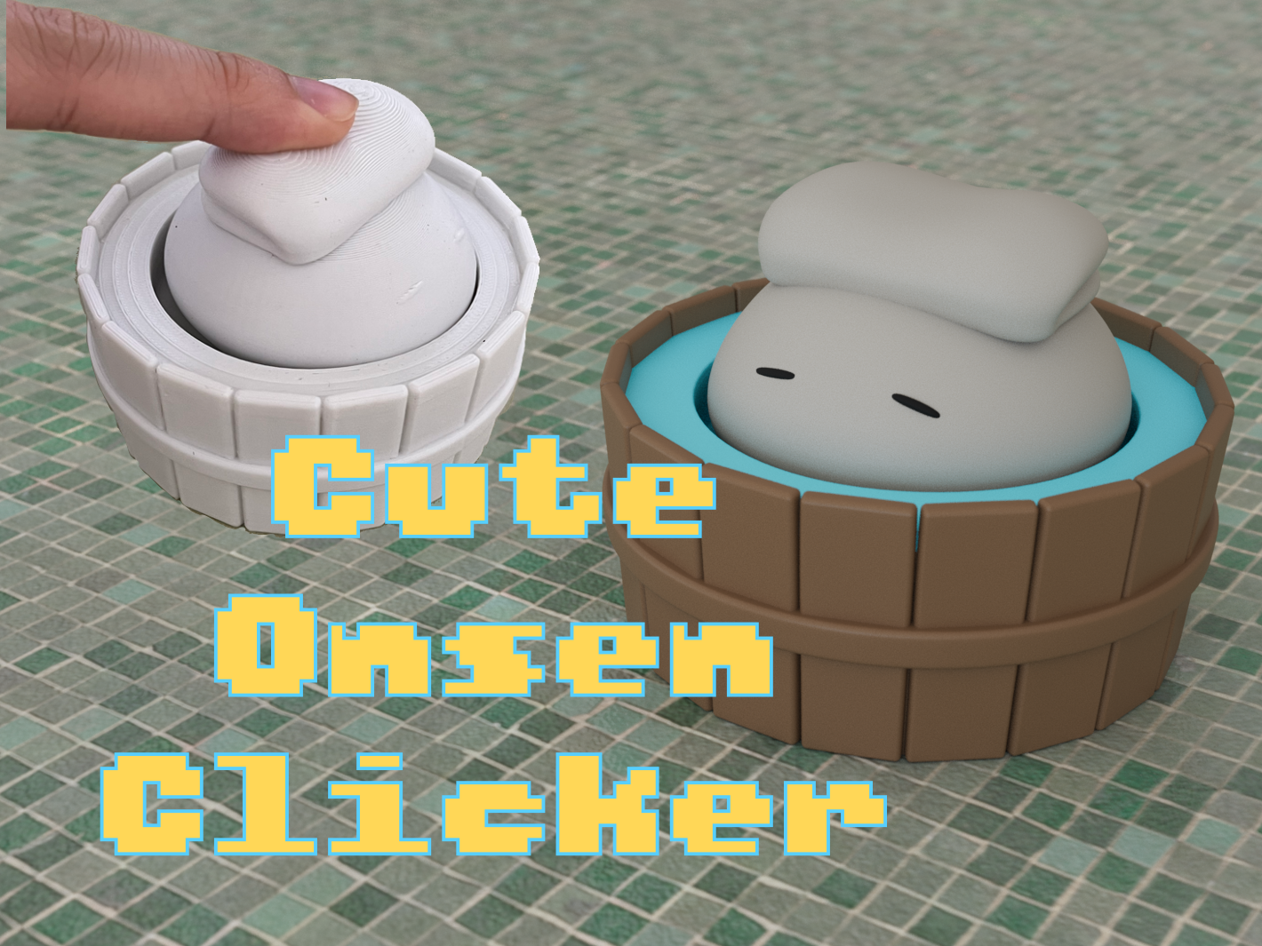 Cute onsen clicker