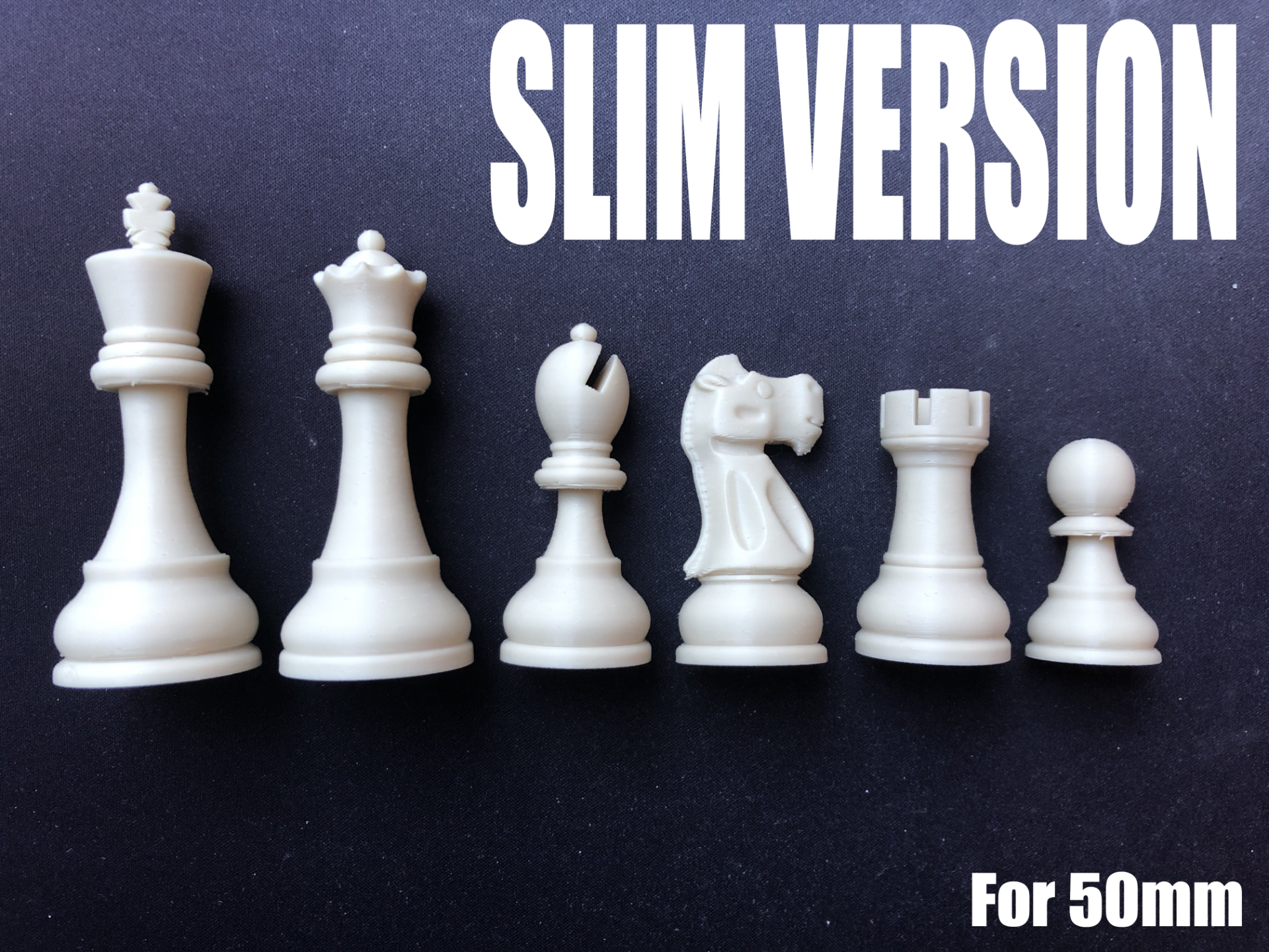 chess set - Reykjavik 1972 - SLIM