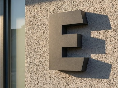 Buchstabe "E" (Plaqueo MAX) | Signage & Deko