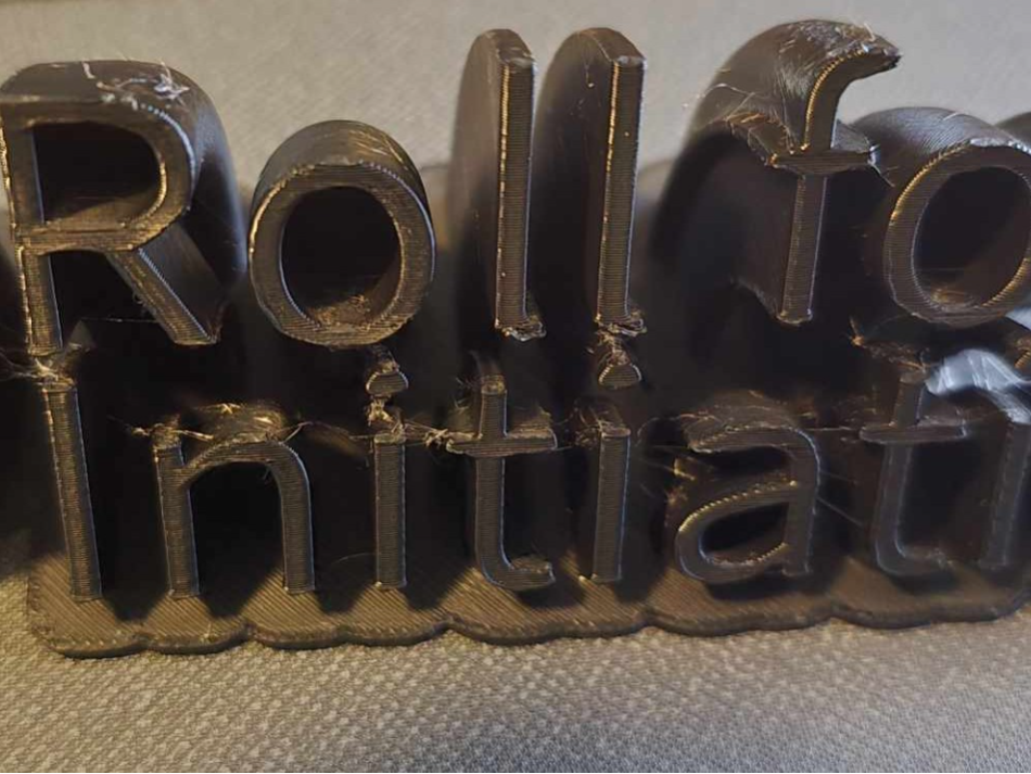 Dungeons and Dragons Fun Roll for Initiative Sign