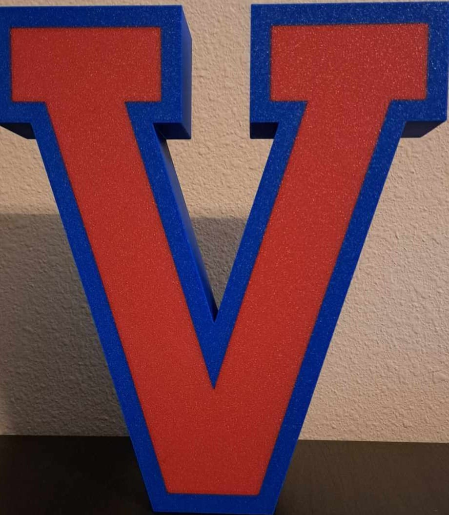 Letter V Piggy Bank