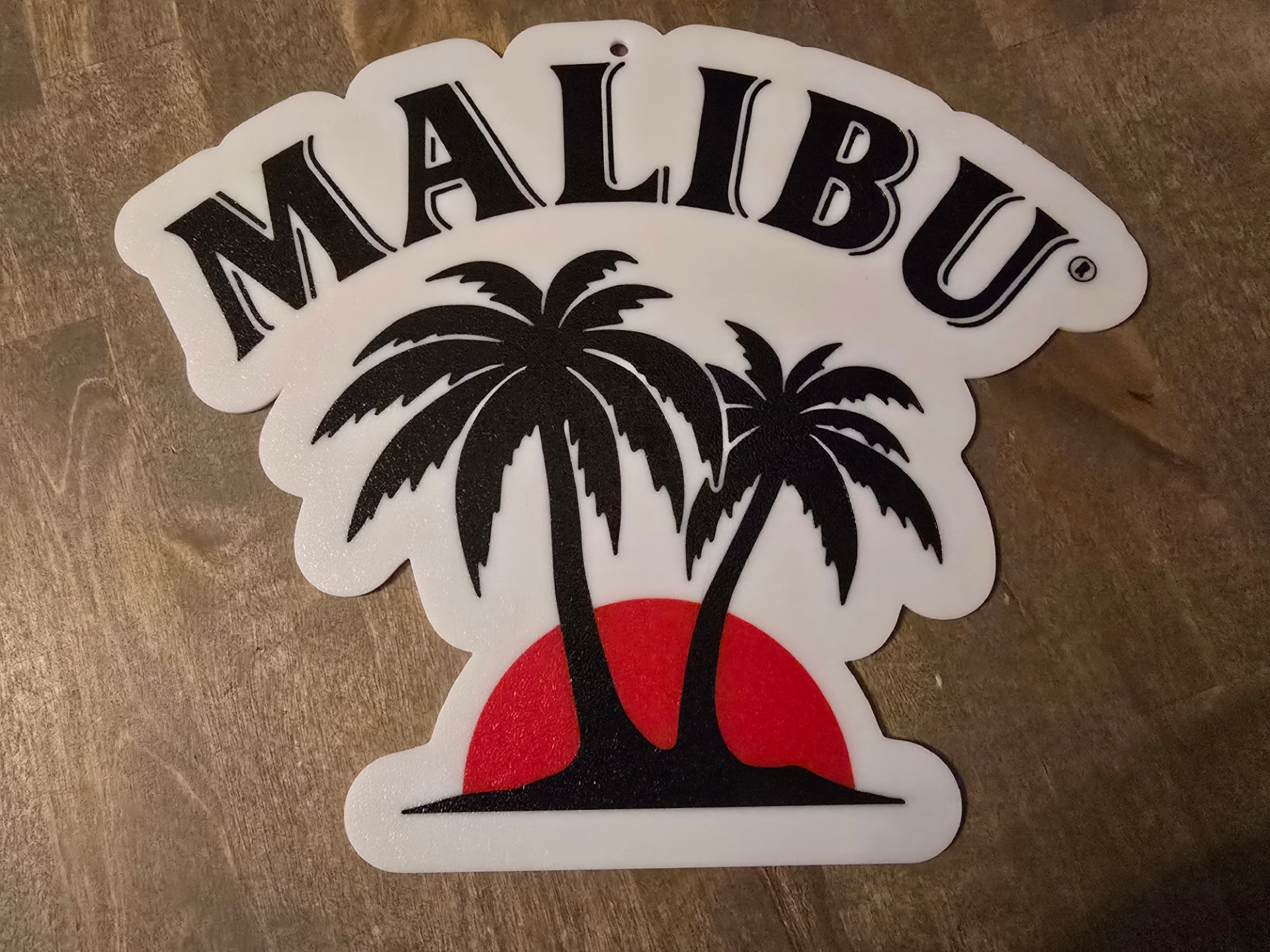 Malibu Caribbean Rum Sign