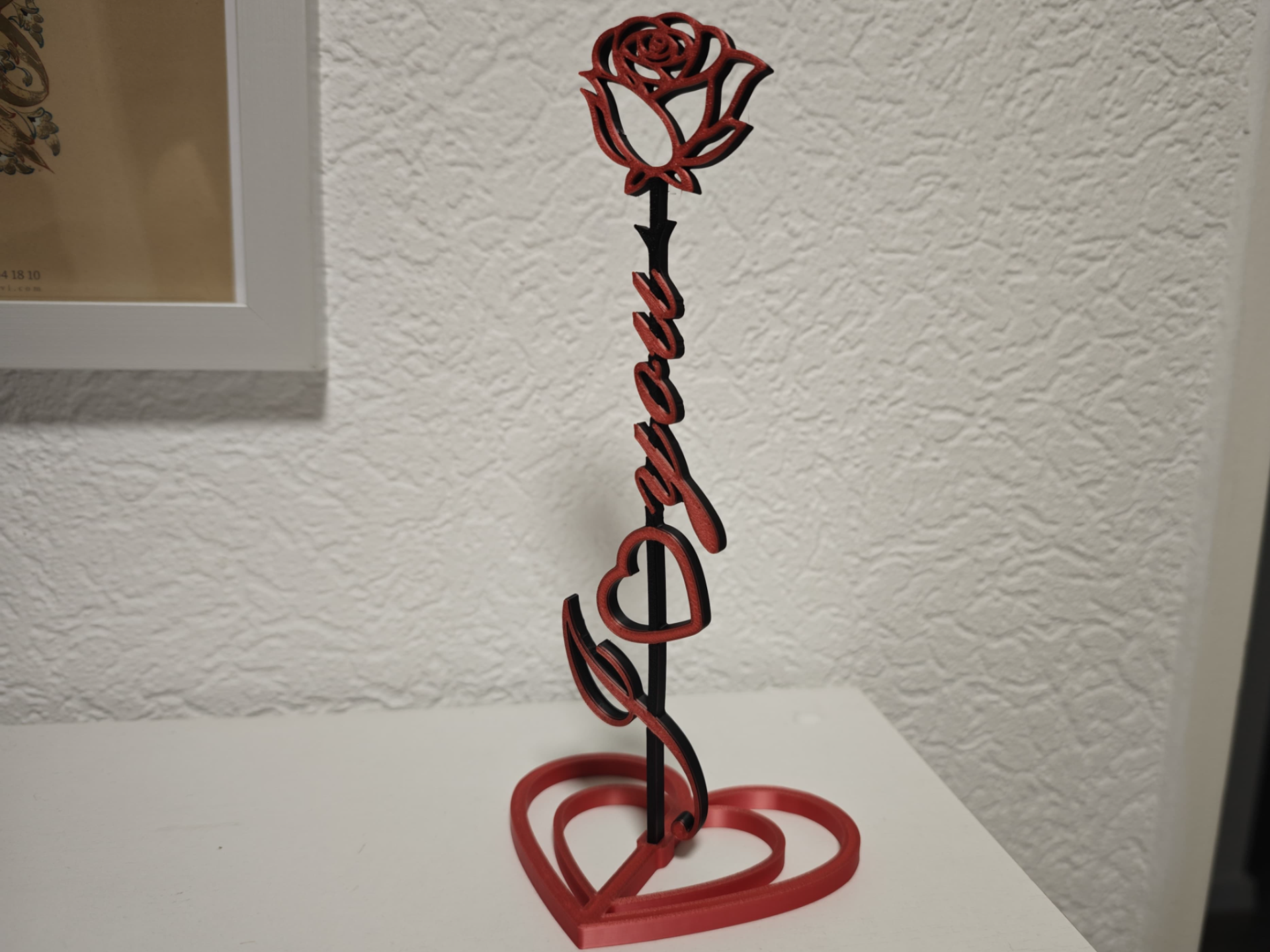 Rose I Love You with Heart