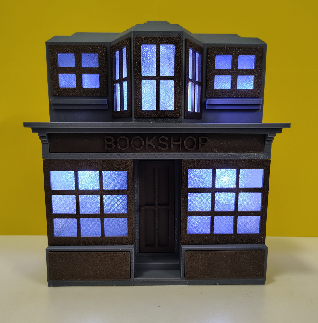 Bookends with lighting