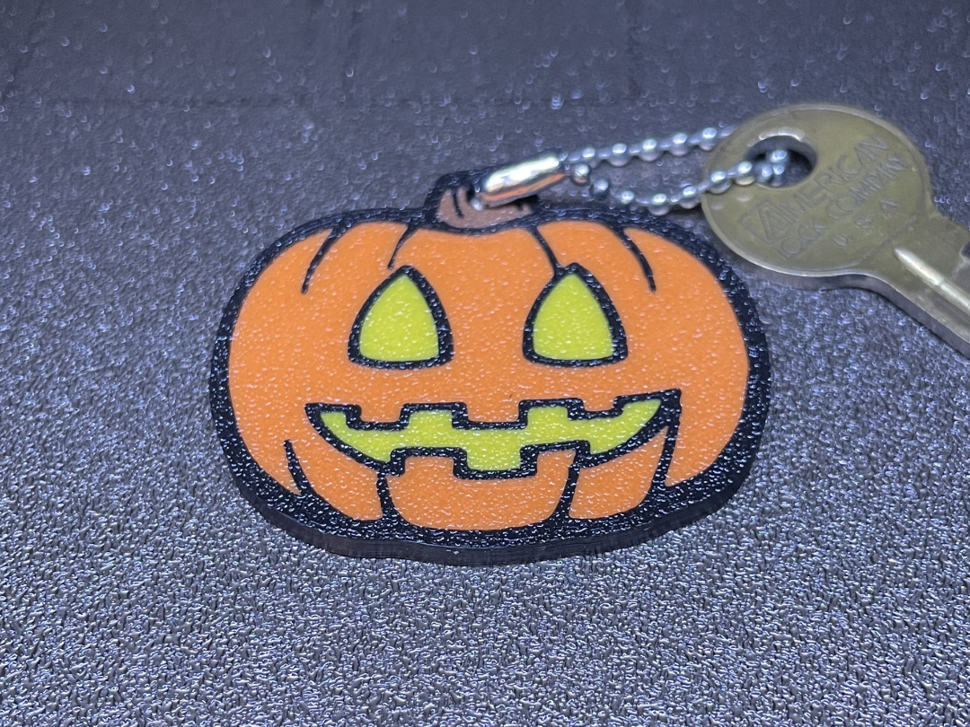 Pumpkin Keychain