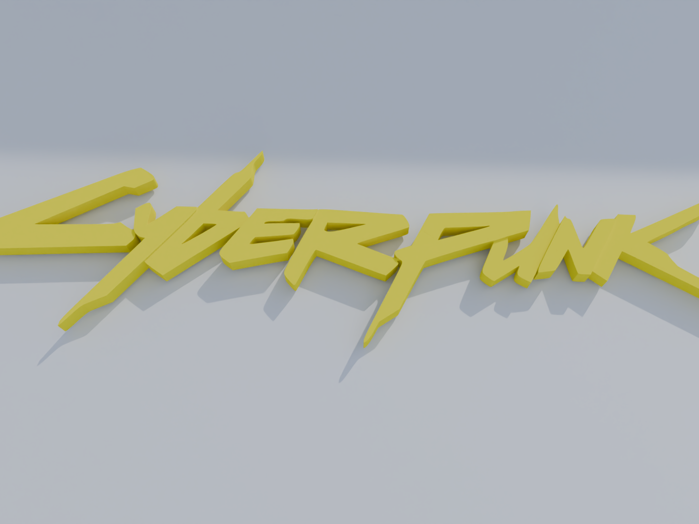 cyberpunk 2077 keychain single plate print