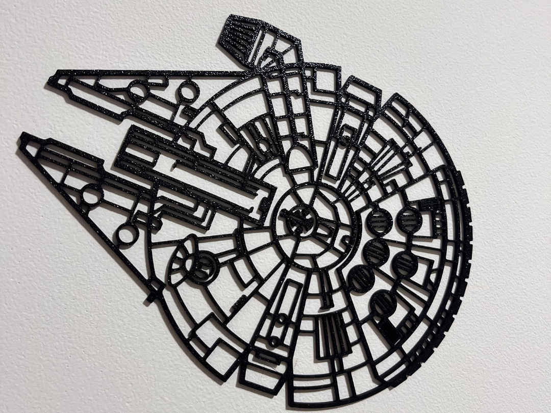Star Wars Millennium falcon wall art decoration