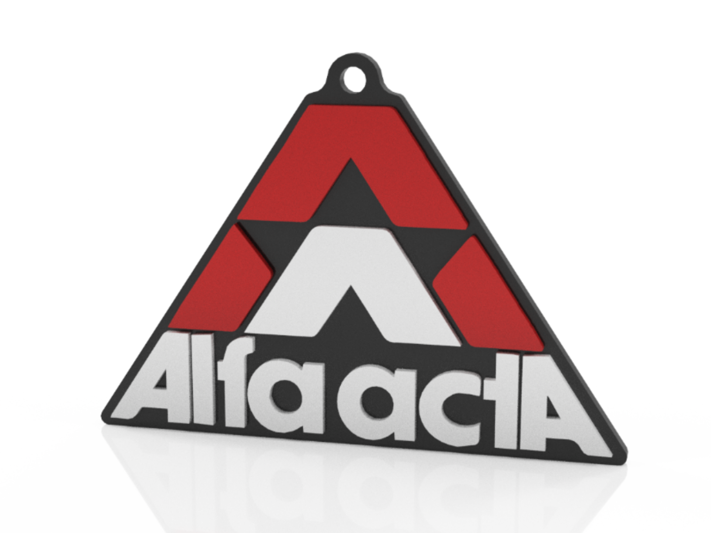 The Finals - Alfa actA Sponsor Logo - Keyring
