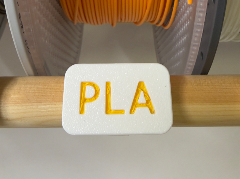 Clip for Billy shelf - spool holder system