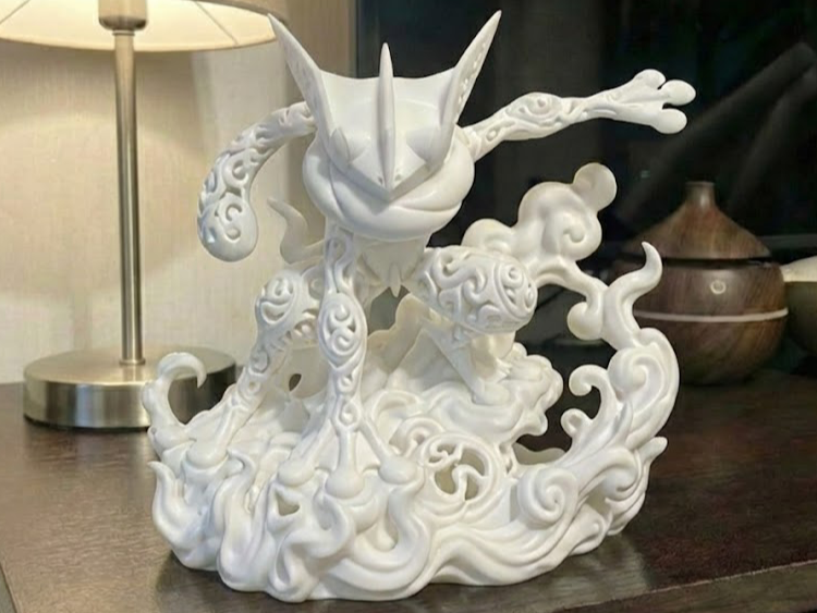 Greninja - Ornamental Filigree Statue