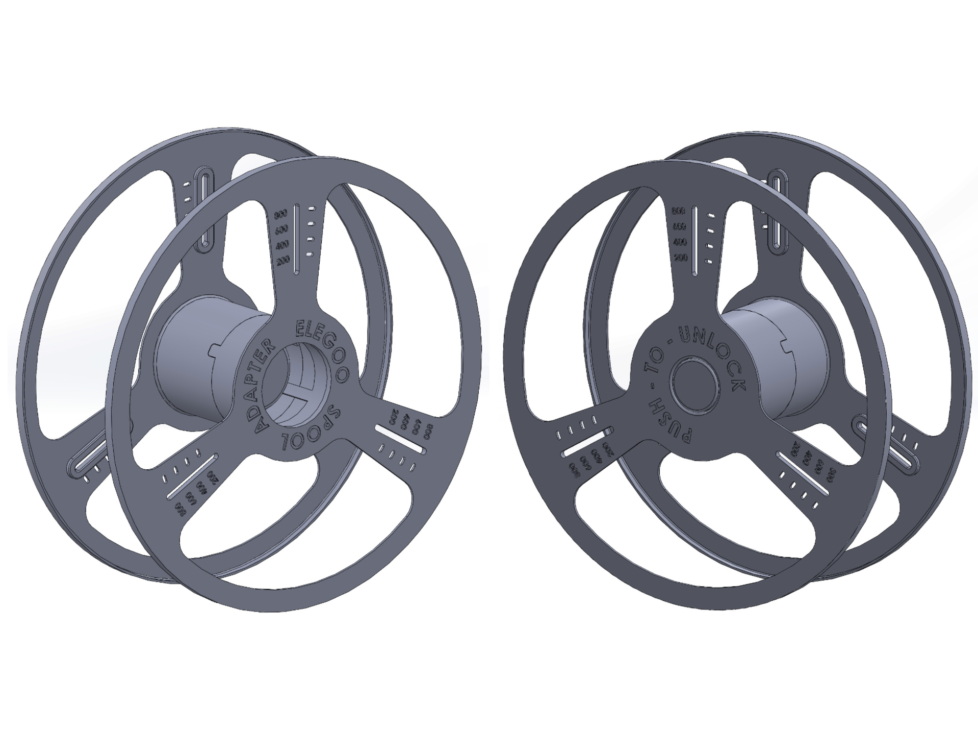 Elegoo Locking Spool Adapter for AMS and AMS 2 PRO