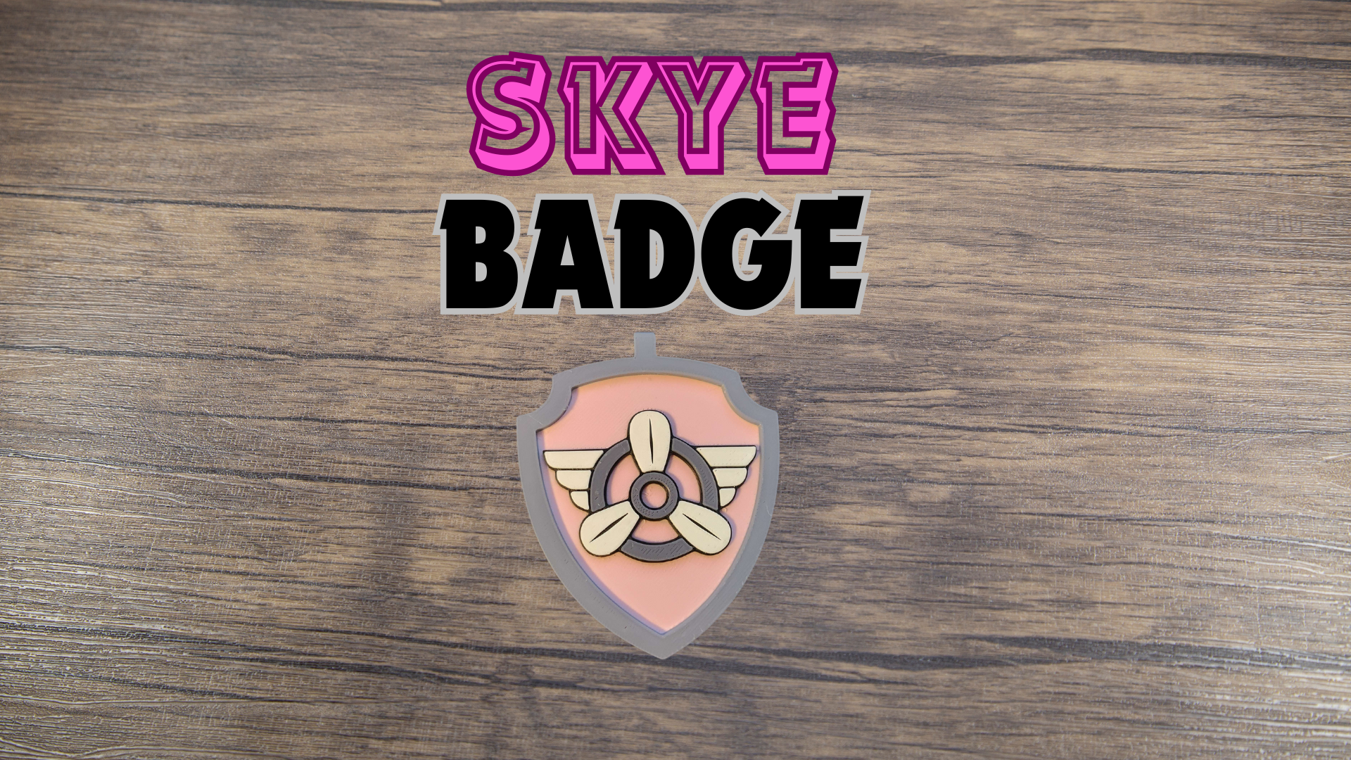 Skye Badge - Paw Patrol