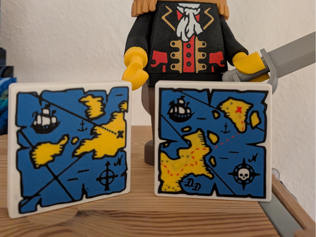 Treasure Map Bricks 5:1