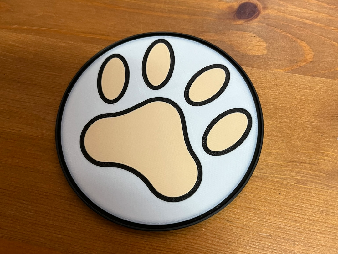 Drink coaster for a cat lovers