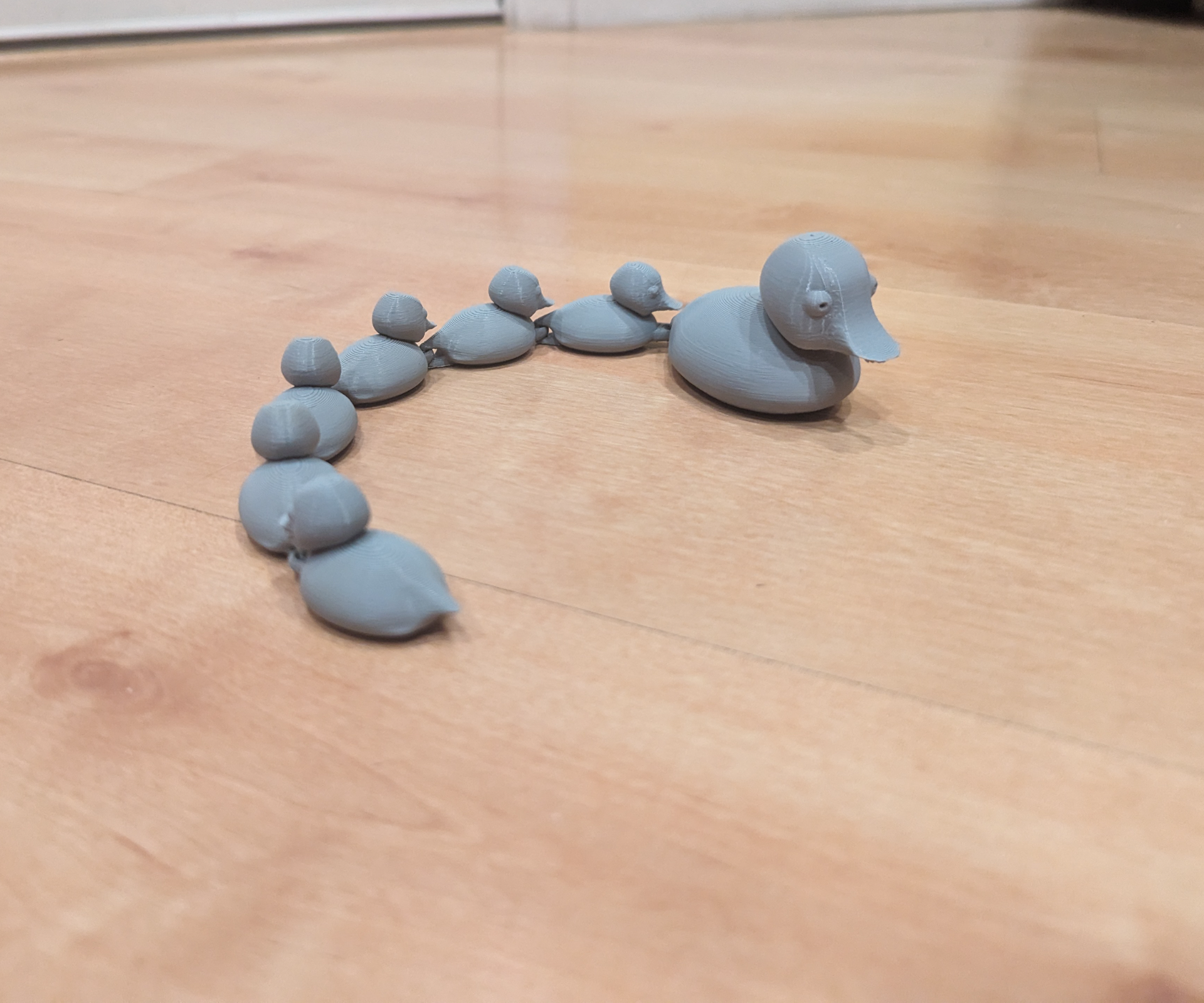 Articulated Ducks in a Row