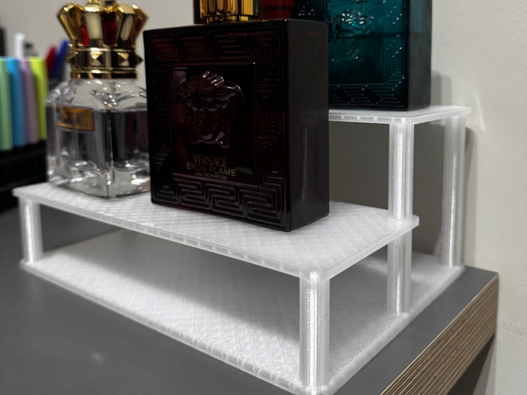 Scaffalino modulare per profumi e accessori