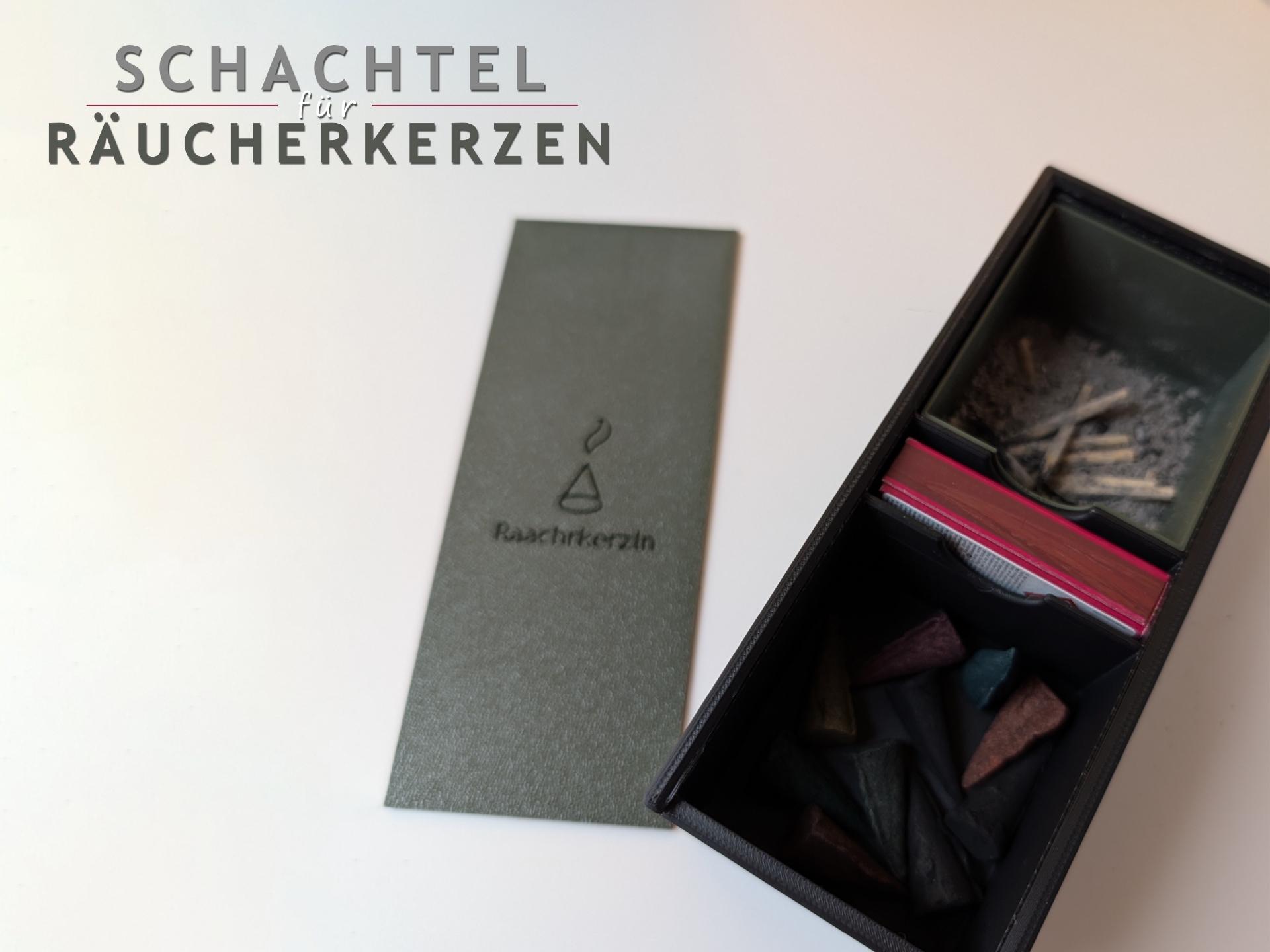 Schachtel für Räucherkerzen