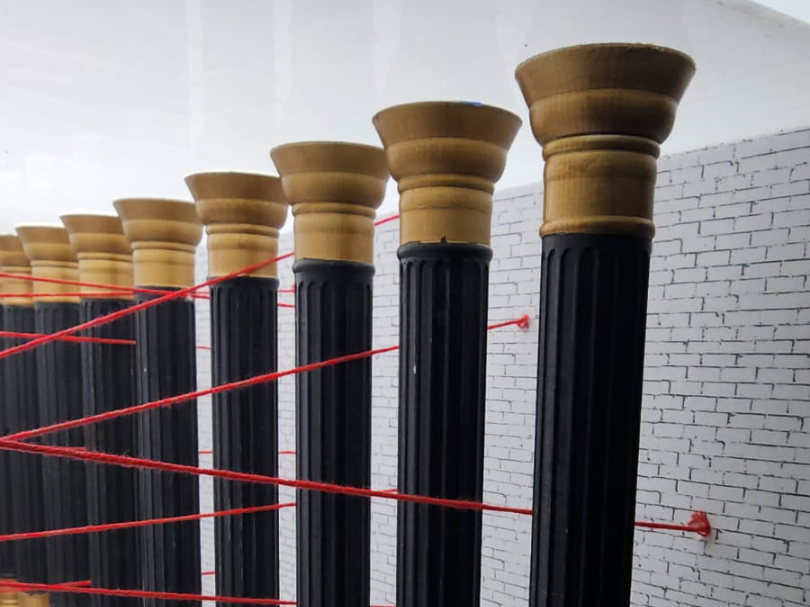pillar dual colour(gold)