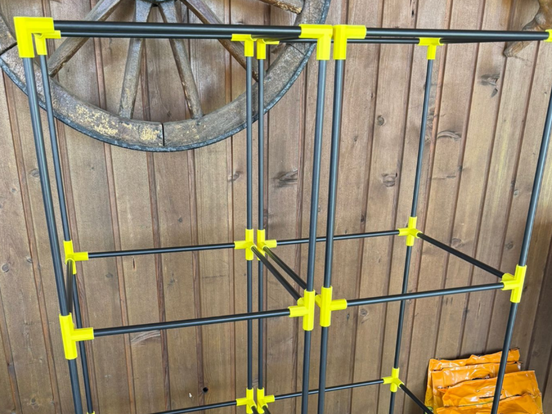 3fach Verbinder Gewächshaus Stange 11.5mm