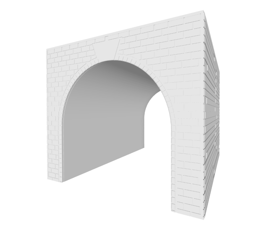 Model Train Tunnel – O Scale (Easily Scalable)