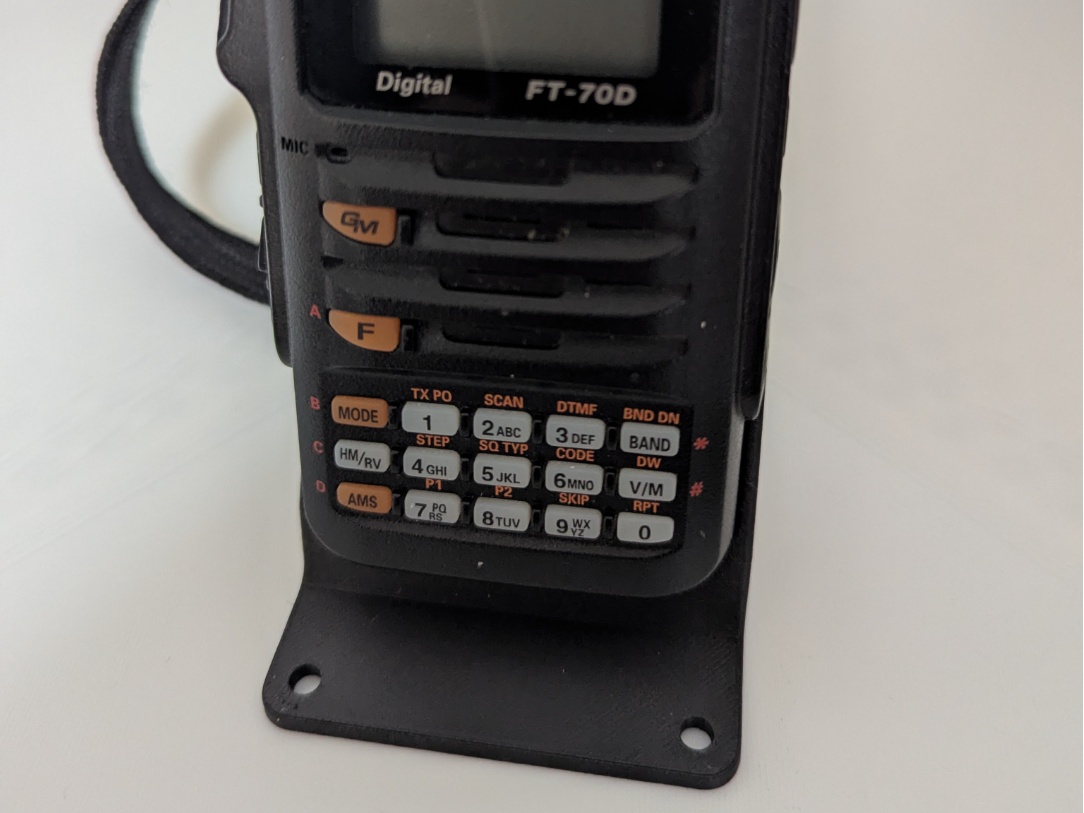 Yaesu FT-70 desk stand single pieced