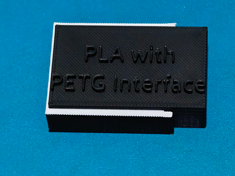 Settings for PLA with PETG Support Interface