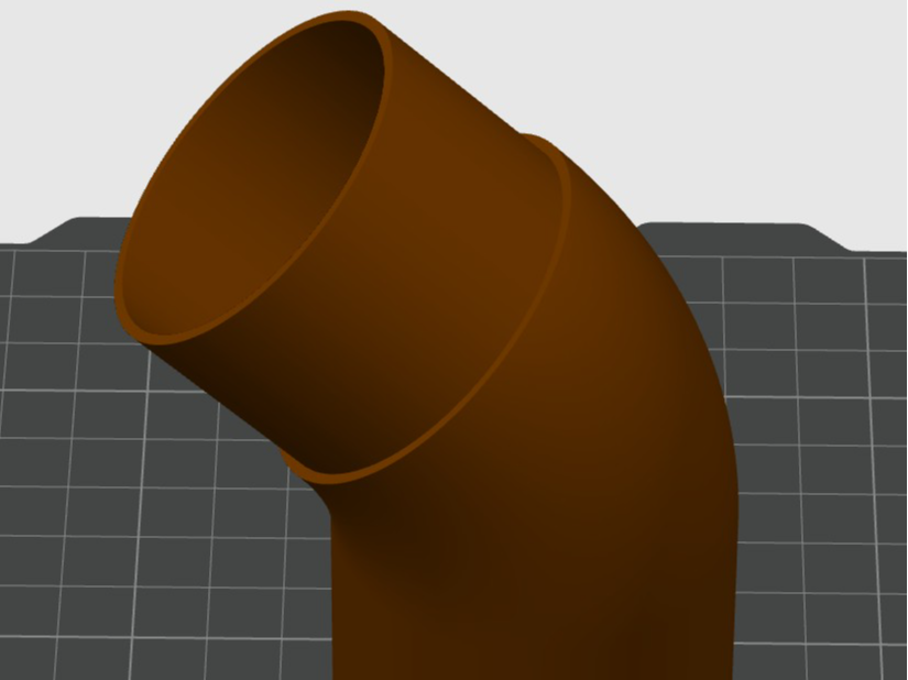 Elbow DN50 45 degree