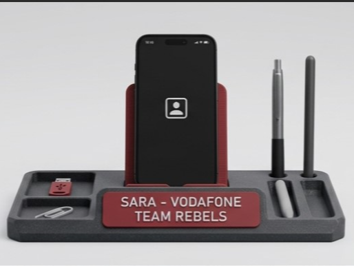 Universal Frontal Phone Stand & Modular Organizer