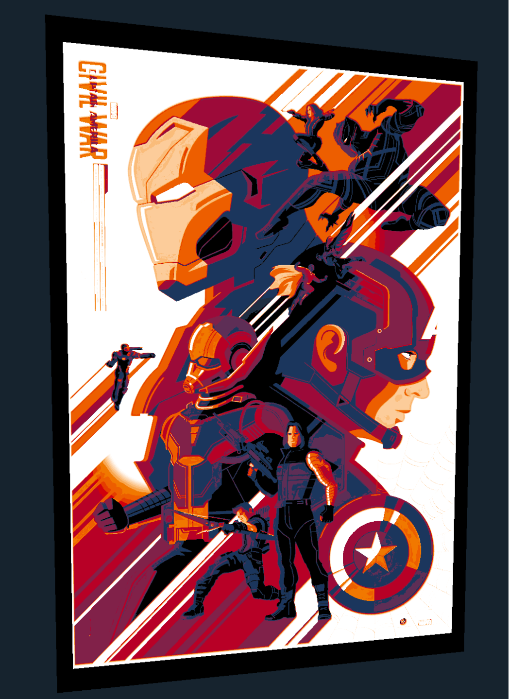 Marvel Civil War Hueforge