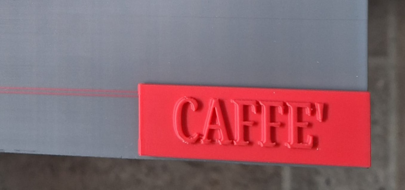Targhetta caffè  Coffee nameplate