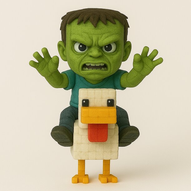 chicken jockey minecraft zombie