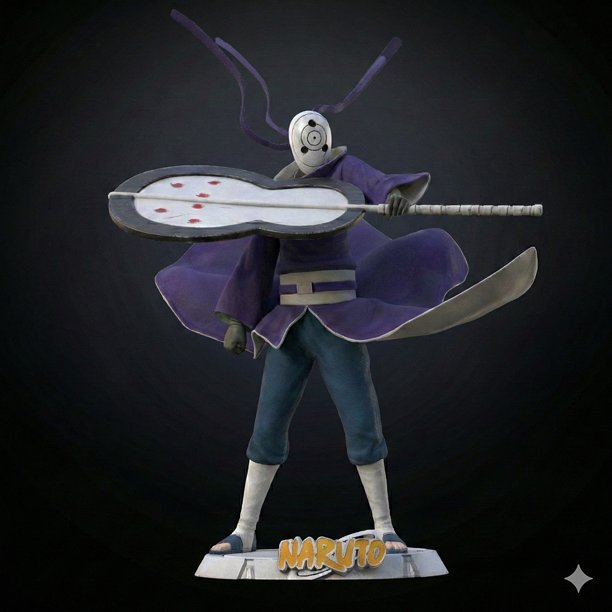 Obito Uchiha Naruto Sculpture 110 Scale STL