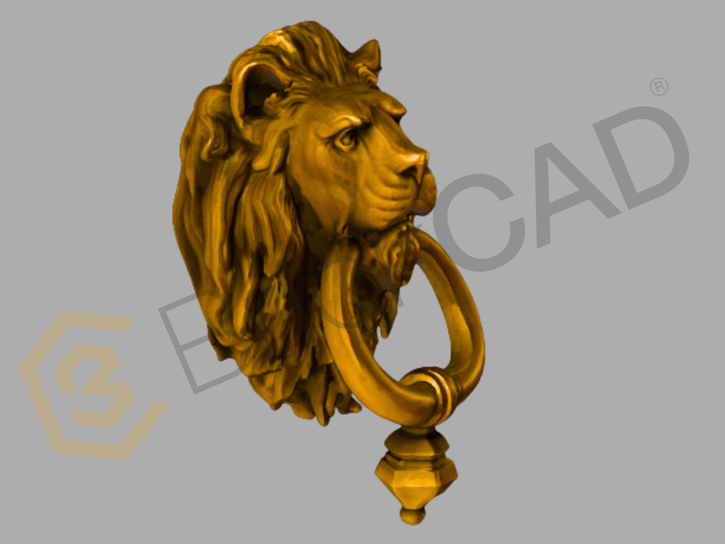 Lion’s Head Door Knocker