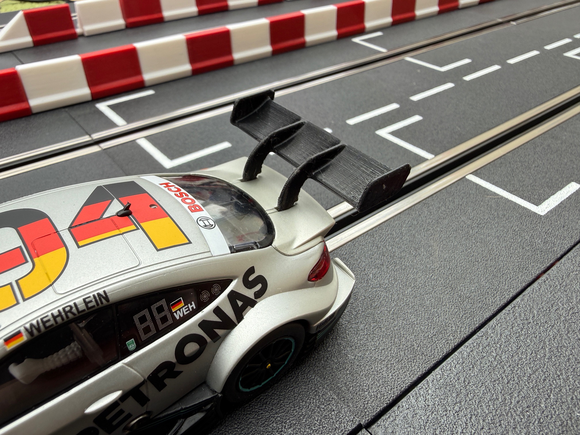 Carrera 132 Mercedes AMG C63 DTM Rear Wing / Spoiler / Heckspoiler 1:32 Slotcar
