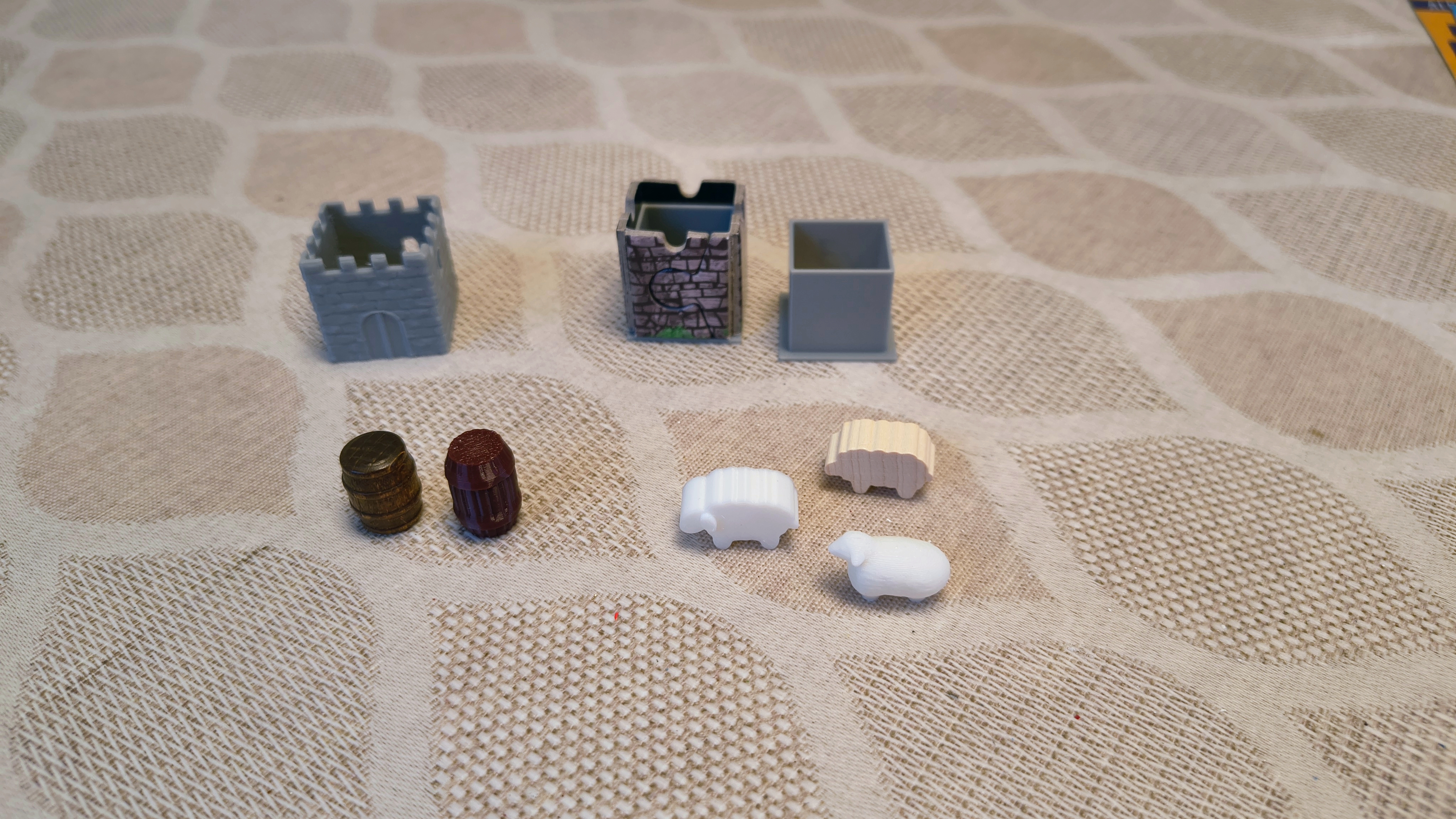 Turm und Ersatzteile für Brettspiel "Tipperary"