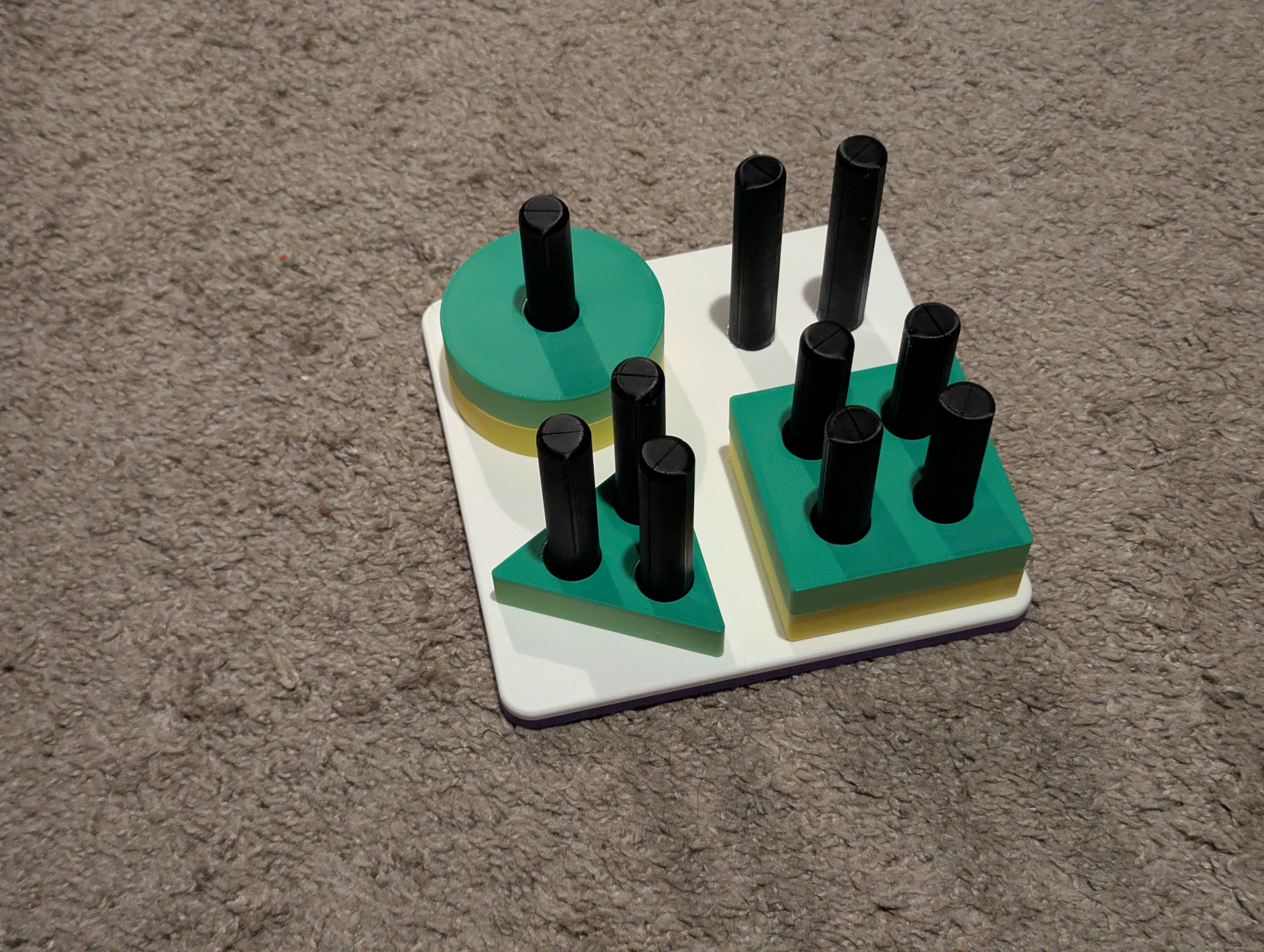 Stronger Pole for 'Montessori kids game "Plate with shapes"'