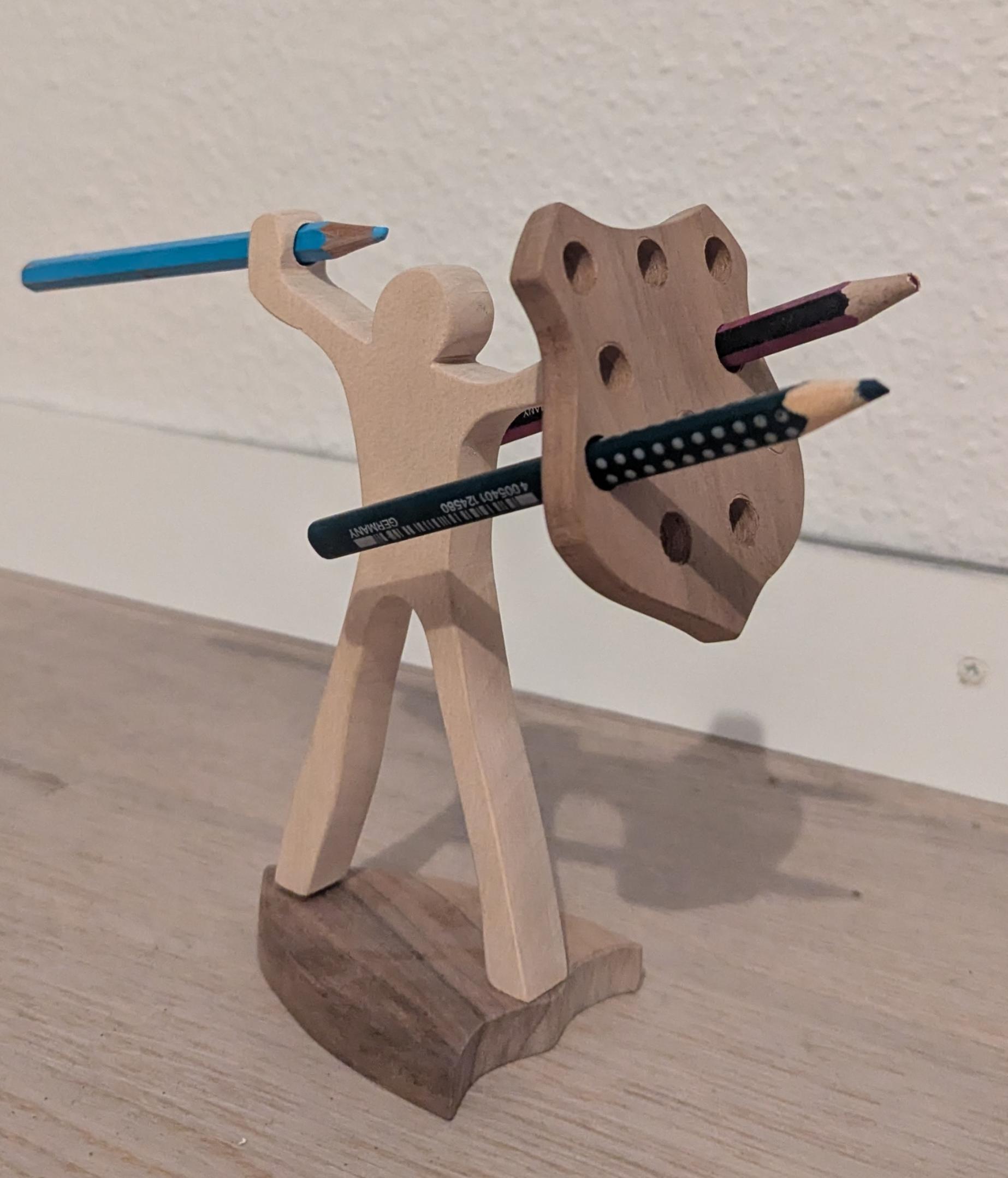 Krieger Stiftehalter