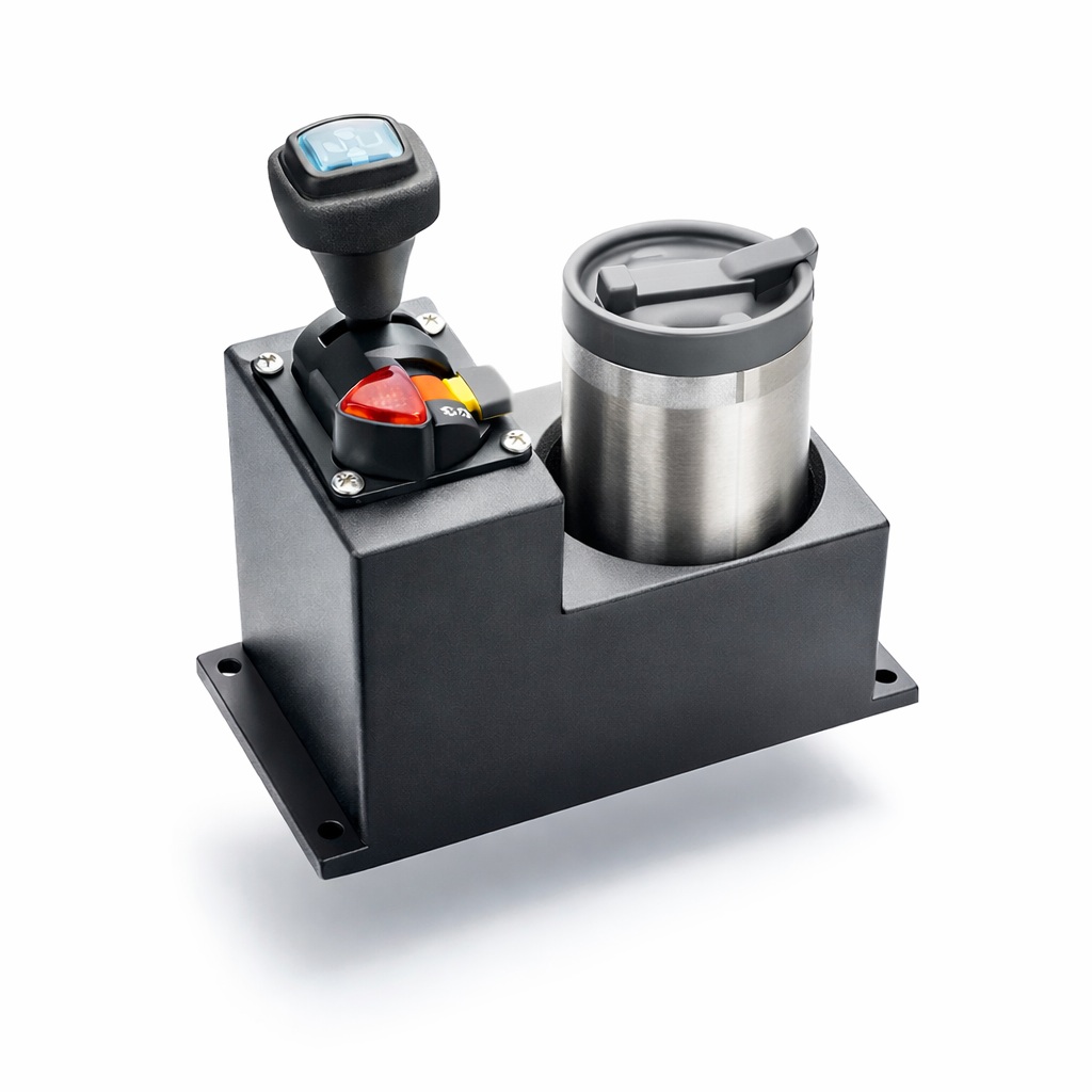 PTO Control Tower with Cup Holder (Manual Air Control Value Mounting Bracket)