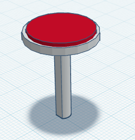 Holdable diner stool for Dummy 13